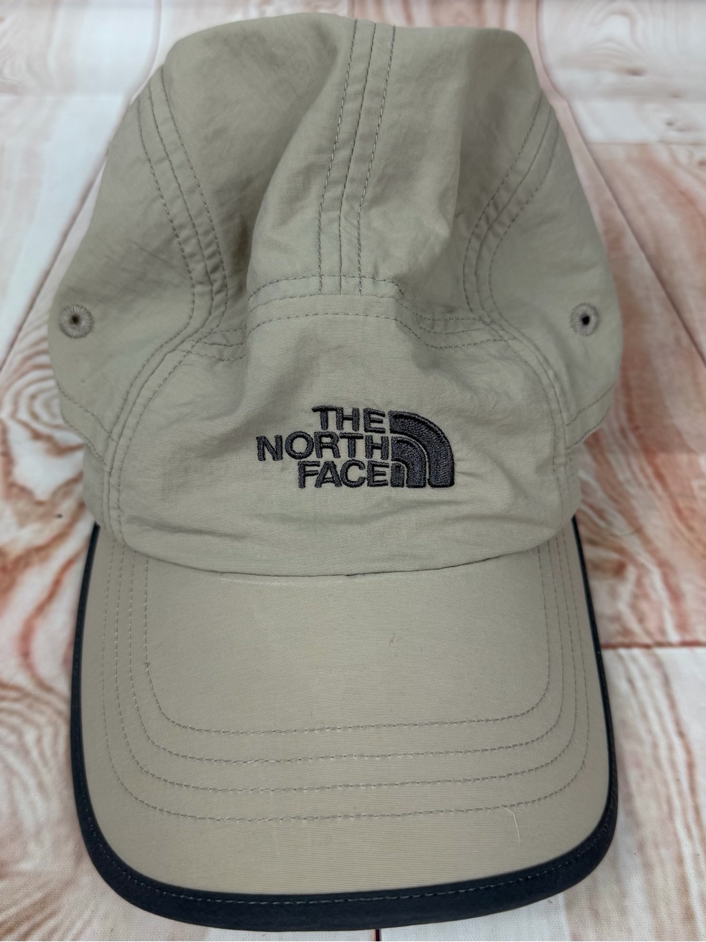 The North Face Beige And Black Hat